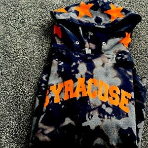 Syracuse bleach-dyed hoodie